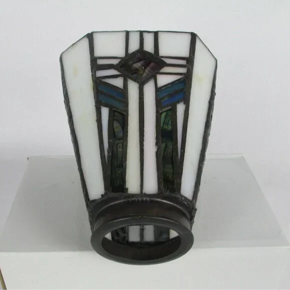 Westinghouse 8112100 2-1/4" Square Tiffany Lamp Shade Art Deco Pack of 2 - Picture 3 of 10